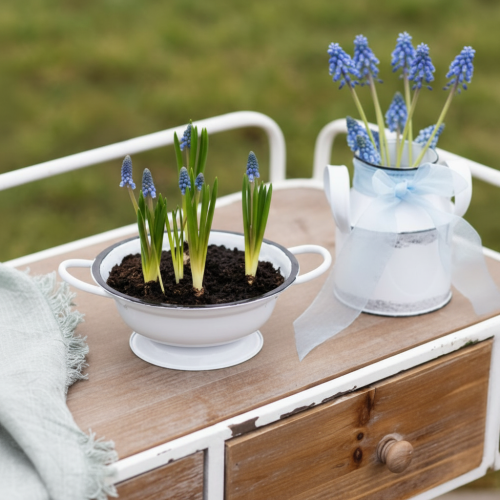 Itens Tigela decorativa de metal, branca e preta, Ø16,5cm, A6,5cm, conjunto de 4 peças