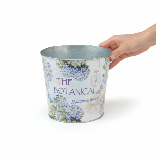 Itens Vaso de metal para hortênsia, Ø24cm A21cm