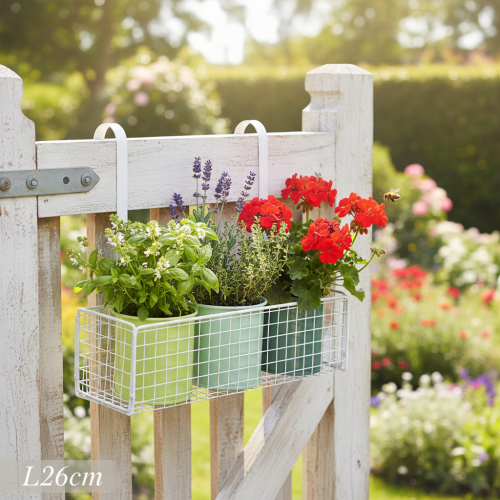 Itens Vaso de flores suspenso, decoração para varanda, decoração para cozinha, 26 cm de comprimento