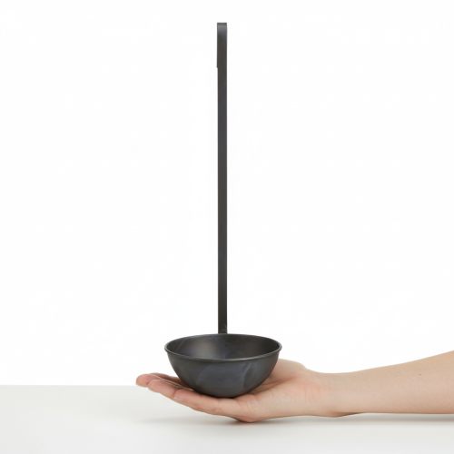 Itens Vaso decorativo em formato de pá, antracite, para pendurar, Ø16,5cm, 2 peças