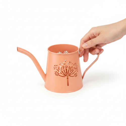 Regadores decorativos de metal, com design de dente-de-leão laranja, para velas pequenas, 12 cm, 2 peças. | Floristik24.pt