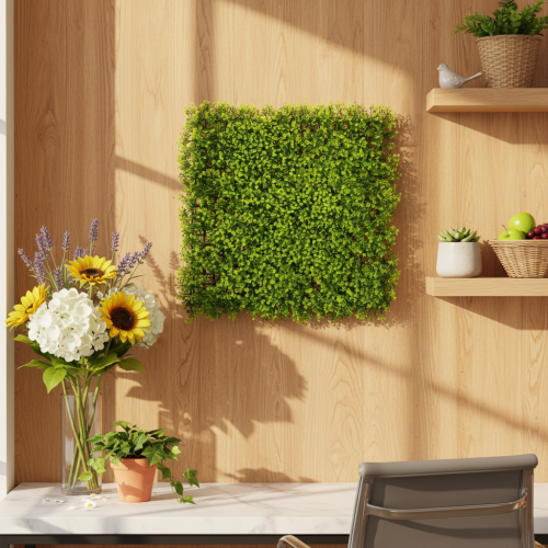 Tapete de buxo artificial 55x55 cm para decoração de parede | Floristik24.pt