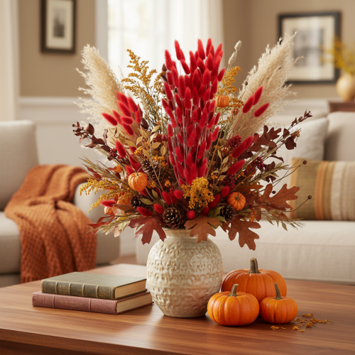 Itens Ramo de flores secas Lagurus, decoração floral, 70cm, 100g
