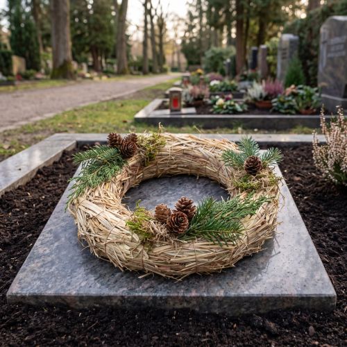Coroa de palha Ø18cm - 10 peças naturais - Coroa do Advento, coroa para túmulo, material para artesanato | Floristik24.pt
