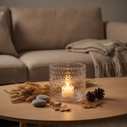 Vidro de lanterna, vidro de castiçal, vidro de vela Ø11,5cm A9,5cm | Floristik24.pt
