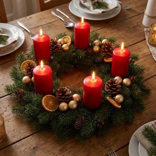 Guirlanda de metal preta decoração de mesa grinalda de arame Ø30cm H3.5cm | Floristik24.pt