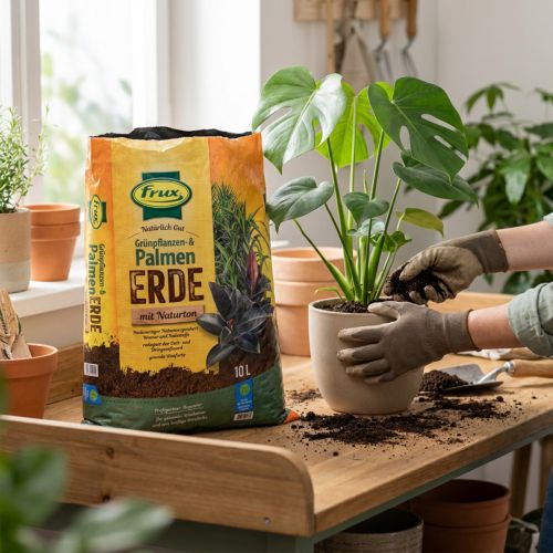 Frux Green Plant & Palm Soil com Fertilizante de Liberação Lenta 10l | Floristik24.pt