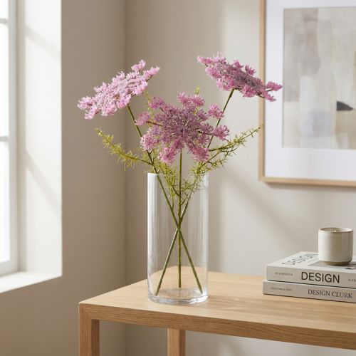 Flor de endro artificial de seda para decoração de interiores moderna, 70 cm | Floristik24.pt