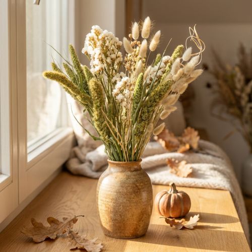 Buquê de grama selvagem floricultura seca 50g | Floristik24.pt