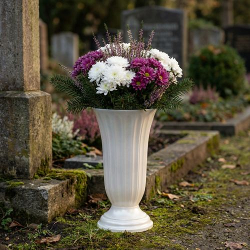 Vaso Lilia madrepérola Ø20cm 1 peça | Floristik24.pt