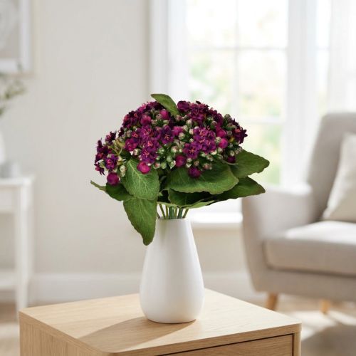Flaming Käthchen Kalanchoe artificial roxo 24 cm | Floristik24.pt
