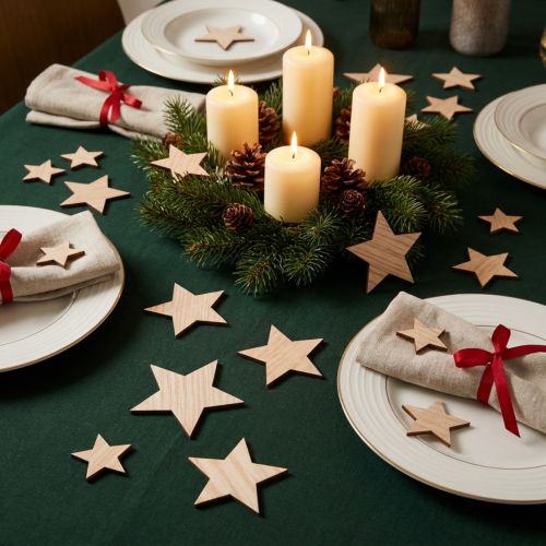 Decoração dispersa estrelas de