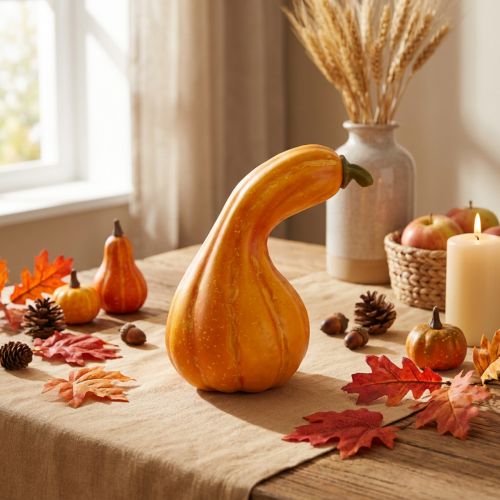 Itens Decoração decorativa de abóbora abóbora artificial laranja Ø13,5cm Alt.25cm
