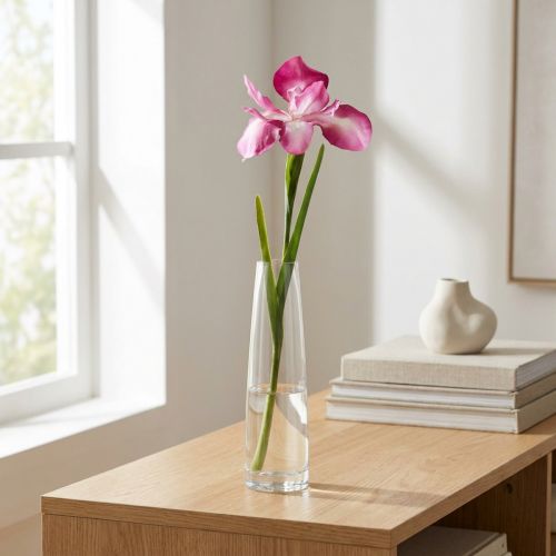 Íris rosa artificial 78 cm | Floristik24.pt