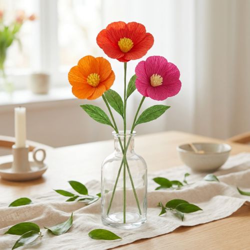 Papel crepom florista rosa 50x250cm | Floristik24.pt