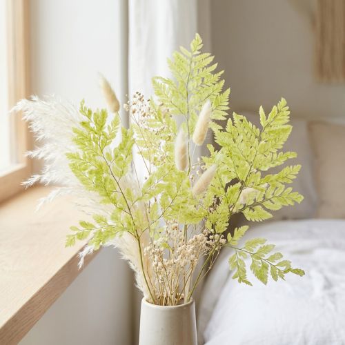 Samambaias: Material natural preservado de alta qualidade para projetos de decoração duradouros, 40 cm, 10 peças | Floristik24.pt