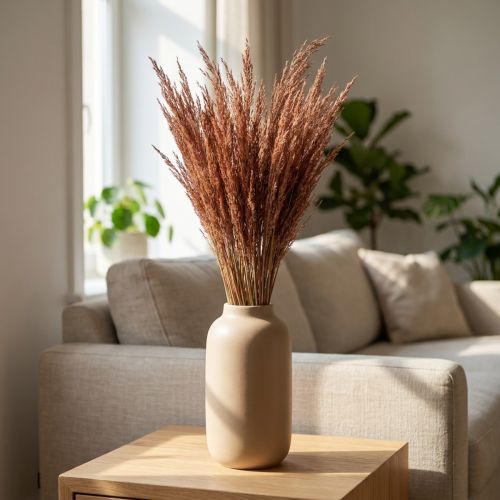 Grama Vermelha Torta Agrostis Grama Seca Vermelho Marrom 65cm 80g | Floristik24.pt