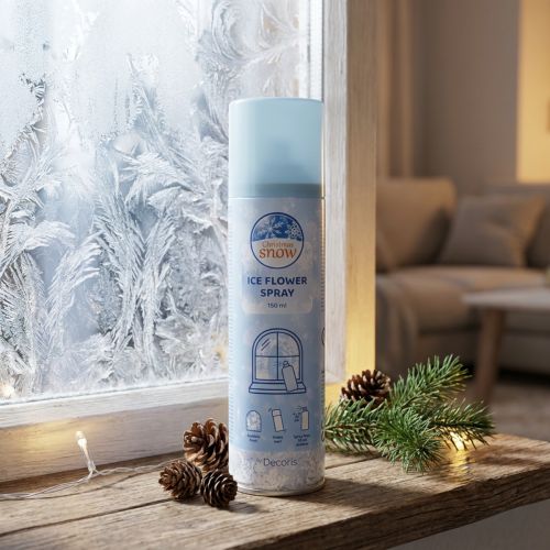 Spray decorativo Ice Flower Spray para janelas e decorações de inverno em vidro 150 ml | Floristik24.pt