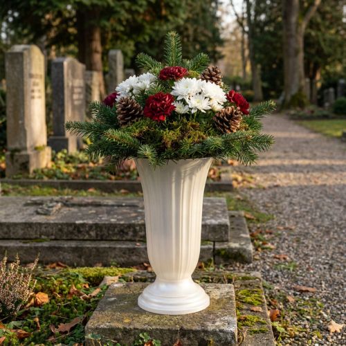 Vaso Lilia madrepérola Ø28cm, 1 peça | Floristik24.pt