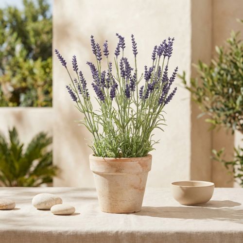 Arbusto lilás artificial roxo 51 cm | Floristik24.pt