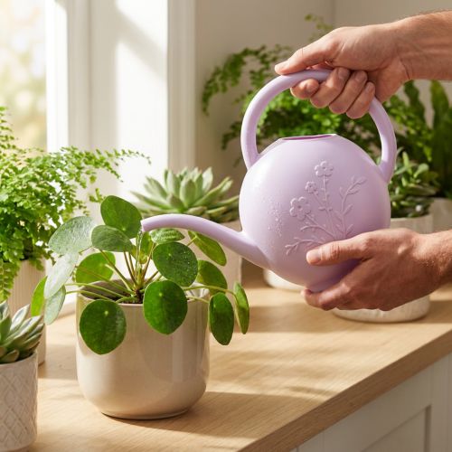 Regador para plantas de interior, flores, lilás, 1,8L, decorativo | Floristik24.pt