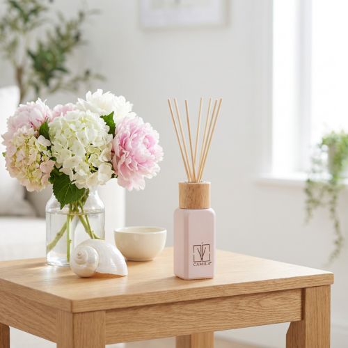 Itens Frasco de vidro para fragrância ambiente, bastões de fragrância Summer Vibes 100ml