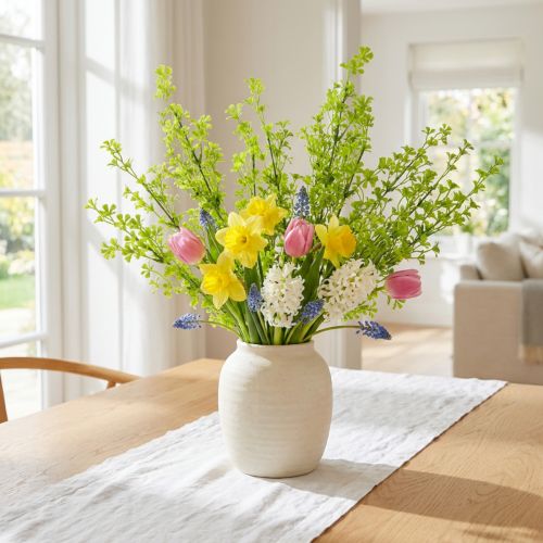 Itens Clover Dwarf Clover Plantas Artificiais em Verde em Pick 49cm 2pcs
