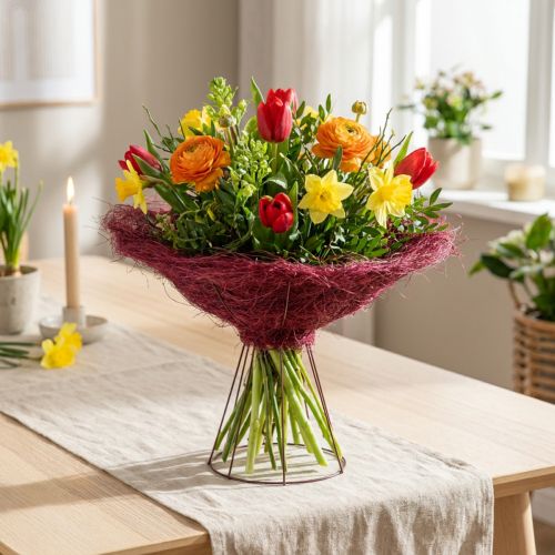 Itens Colar para buquê, acessório floral para arranjos de flores criativos, 20 cm, 8 peças