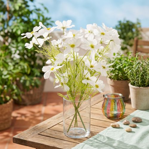Flores artificiais de Cosmos,