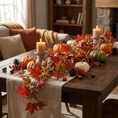 Deco ramo maple decoração de outono 100cm Planta artificial como real! | Floristik24.pt
