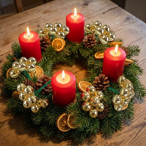 Bolas de Natal em arame vidro espelho bagas douradas 2,5 cm 140 un | Floristik24.pt