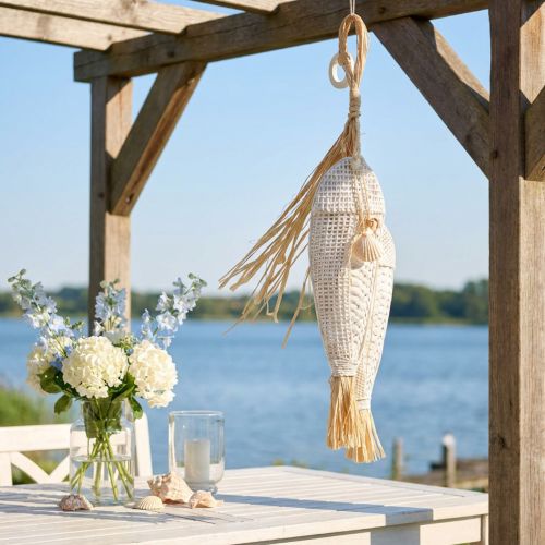 Peixe para pendurar, marítimo, cabides de decoração com peixes, decorações de festa tropical | Floristik24.pt
