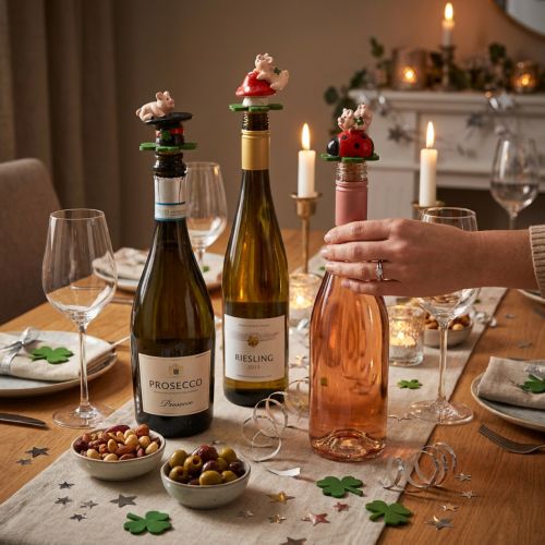 Itens Rolha de vinho rolha de champanhe rolha de vinho símbolos da sorte 6,5 cm 3 un