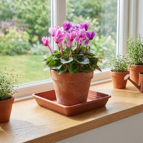 Base para copos Lara quadrada 20cm x 20cm terracota 1ud | Floristik24.pt