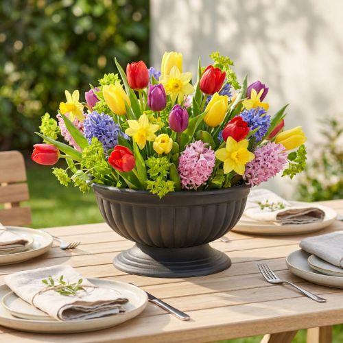 Itens Tigela com pé, antracite, Ø26cm