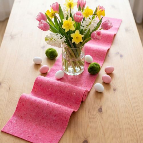 Fita de feltro rosa 15cm 5m | Floristik24.pt
