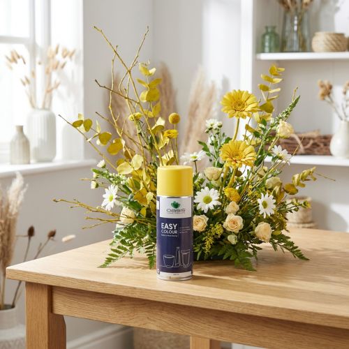 Itens OASIS® Easy Color Spray, spray de tinta amarelo 400ml