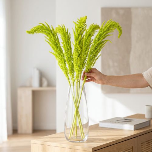 Flores secas de rabo de raposa, tingidas, para decoração especial e detalhes únicos, 100 cm, 5 peças. | Floristik24.pt