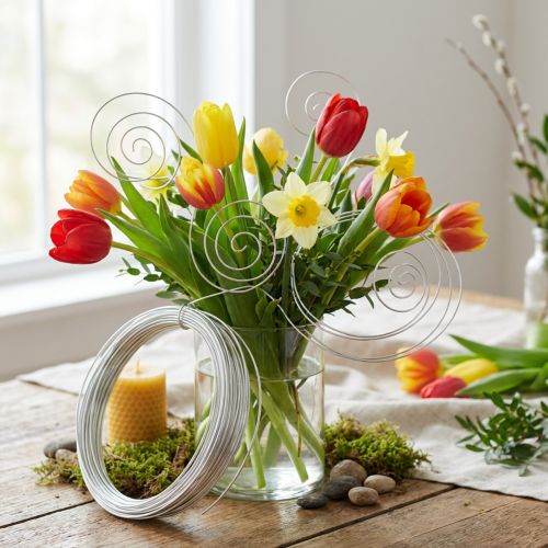 Arame decorativo de alta qualidade para decoração e artesanato. | Floristik24.pt