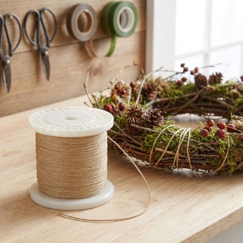 Itens Arame para vinha, natural, fino, em carretel, 0,80 mm, 1 kg