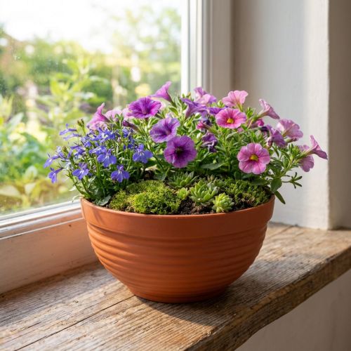 Itens R-bowl plástico terracota Ø13cm, 10 peças
