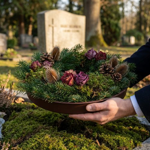 Itens Anel para planta “Rondino” marrom Ø35cm 1 peça