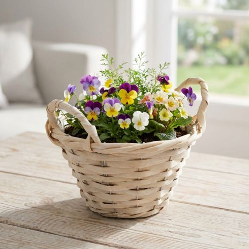 Cesto decorativo para batatas fritas com alças para ideias de design versáteis | Floristik24.pt
