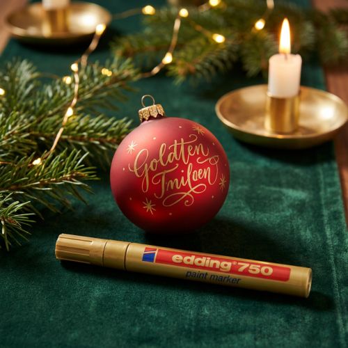 Marcador de tinta Edding® 750 dourado | Floristik24.pt