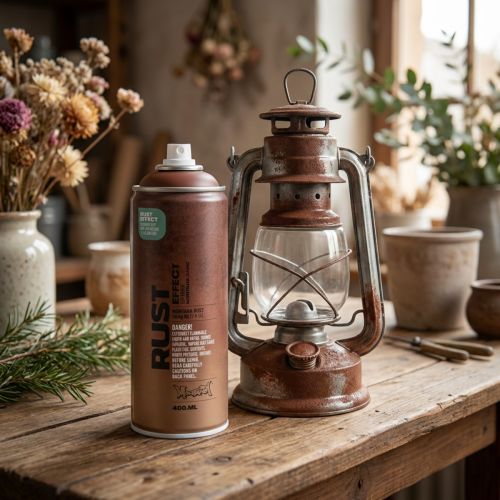 Spray Rust Spray Effect Spray Rust Spray Interior e Exterior Castanho 400ml | Floristik24.pt