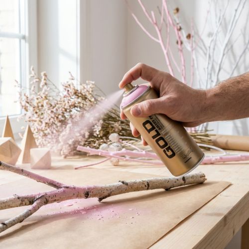Tinta spray Montana Gold Pink Frozen Raspberry, 400ml | Floristik24.pt