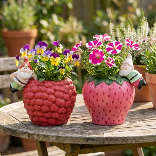 Suporte de borda para vaso de cerâmica anão Ø14,5cm 2 unidades | Floristik24.pt