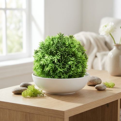 Itens Bola de grama bola decorativa plantas artificiais verde Ø15cm 1ud