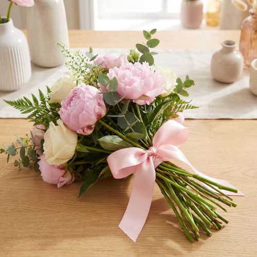 Fita decorativa para presente, fita rosa, orla, 25mm, 3m, 10 unidades | Floristik24.pt