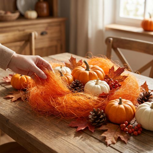 Sisal Laranja 300g | Floristik24.pt